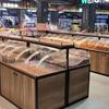 Supermercados Especializados em Vitrines Personalizadas para Sementes Torradas Comerciais Vitrines para Exibição de Sementes Torradas Transparentes Visíveis de Aço Inoxidável 304
