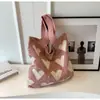 Bolsa Tote de Gran Capacidad Bolsa Tejida Bolso de Hombro de Verano Bolso Tejido Hecho a Mano para Mujer Nuevo Bolso de Playa para Vacaciones