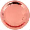 Comércio Exterior Transfronteiriço Pratos de Papel Coloridos de 7 polegadas Pratos de Papel Ecológicos para Bolo Decoração de Festa de Aniversário Pratos de Papel Descartáveis Em Estoque Atacado