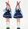 Zootopia Judy Coelho Policial cos Fantasia Anime Halloween cosplay Fantasia para Performance de Palco/Mesa