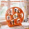 Decoração de Casa de Bonecas com Laço 3D Modelo de Armário Suporte de Exibição Multicamadas Brinquedo Bule Camada de Exibição de Perfume Prateleira de Exibição em Camadas
