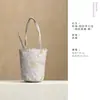 Bolsa de almacenamiento para juego de té de algodón tejido, bolsa cilíndrica gruesa para viaje, bolsa de ceremonia de té de tamaño grande para maestros de té
