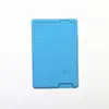 Soporte de Tarjeta de Silicona para Teléfono Móvil Ultra Fino Transfronterizo Bolsillo de Tarjeta Portátil Adhesivo Anti-Huellas Dactilares Soporte de Tarjeta para Teléfono Clip para Tarjetas
