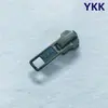 Zíper YKK Não. Zíper de metal com 5 dentes e cabeça de zíper automática quadrada para carcela de roupas e botas