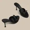 Sapatos de Salto Alto de Cetim Cor Champagne Estilo Francês com Laços Grandes para Mulheres, Perfeitos para Usar Fora