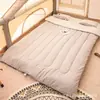 Saco de dormir estilo sobre de alta gama para exteriores de venta caliente personalizado con almohada para adultos, estilo doble para camping, color sólido