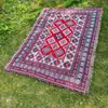 Manta de Línea Personalizada, Manta de Camping, Alfombra, Manta de Picnic, Manta de Sofá, Manta Multifuncional Estilo Étnico Bohemio
