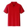 Polo de Manga Curta Lapela Roupa de Trabalho Corporativa Feito Sob Medida DIY Evento Publicidade Camisa Cultural com Logo Bordado Impresso Uniforme de Trabalho