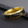 Comercio Exterior Transfronterizo Nuevo Oro Corroído Masteel Martillo Anillo de Acero Inoxidable de 8 mm Anillo Retro para Hombre