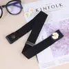Cinto de Jeans Stretch Sem Costura Masculino Invisível Elástico Feminino Sem Furo Decoração Estilo Ins Cinto Preguiçoso para Homens e Mulheres