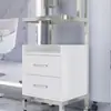 Carrito de Herramientas Especiales para Salón de Peluquería, Carrito para Tienda de Peluquería, Estante de Almacenamiento, Carrito de Almacenamiento de Metal para Barbería Sin Instalación