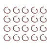 Anéis Abertos de Alumínio Coloridos Anéis de Conexão Anéis Simples Acessórios para Joias DIY Pulseira Colar Materiais para Anéis de Conexão Artesanais
