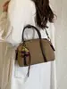 Bolso de axila casual de gran capacidad, nuevo estilo gamuza, retro y moderno, bolso de gran capacidad para el día a día, bolso de hombro, bolso almohada