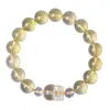 Pulsera de Citrino Natural 7A para Mujer, Pulsera Pixiu Atrae Riqueza para Hombre, Regalo de Buena Suerte de Verano Pixiu para Novia o Novio