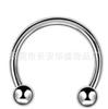 Tachinhas de Sobrancelha, Argolas de Lábio, Argolas de Nariz de Aço Inoxidável e Aço Titânio Europeu e Americano, Brincos da Moda, Joias para Piercing, Venda Direta da Fábrica, Zircônia Hipoalergênica