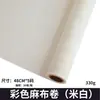 Papel de Embrulho Colorido de Linho em Rolo Flor Floricultura Artesanal Material DIY Malha Impermeável Rolo de Linho Atacado