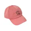 Explosões Transfronteiriças Moda Uniforme Masculino e Feminino Versátil Tamanho Chapéu de Baseball Bordado com Coração Chapéu para Esportes ao Ar Livre Proteção Solar