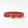 Collar para Mascota Collar de Cuero Genuino Cuero de Vaca de Primera Capa Collar para Perro Collar para el Cuello Collar para el Cuello Cuero de Flor Completa Cosido a Mano
