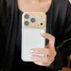 Pó Glitter Imd Estampa de Leopardo Desenho Animado Película de Lente Estrela Adequado para Apple iPhone 17 Pro Max 17 Pro Película de Lente