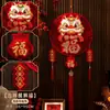 Colgante de Fortuna Año Nuevo del Caballo 2026 Modelo Nuevo Borla 3D Decoración para Colgar en la Puerta para Año Nuevo Decoración Festiva del Hogar Venta al por Mayor