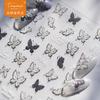 Tomoni Adesivos de Nail Art Fino e Resistente Ins Explosivo Adesivos de Unhas Infantis Japoneses Cobra Princesa Borboleta Adesivos de Nail Art