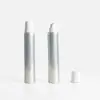 Tubo Vazio Prata Cosméticos Mangueira Composta Alumínio-Plástico Embalagem para Batom, Balm Labial, Gloss Labial, Esmalte Labial Material de Embalagem Tubo para Produto de Cuidados com a Pele