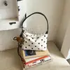 Shuai Mijia 2026 Verano Nueva Moda Ligero Elegante Casual Lunares Nicho Simple Hombro Cruzado Bolso de Mano