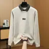 Suéter para Hombre Otoño e Invierno Dos Piezas para Adolescentes y Estudiantes Versátil Vellón Engrosado Moderno Cálido Base Tejido