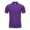 Polo Piqué de Algodón Puro de Color Puro 220g Holgado con Solapa Manga Corta Ropa de Trabajo Corporativa para Eventos Estampado Bordado Logotipo