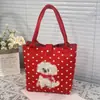 288 Estilos Bolsa de Mano Tejida de Año Nuevo Paz y Alegría Hazte Rico Dios de la Riqueza Bolso de Mano Estilo Chino Bolsa de Regalo Souvenir En Stock