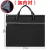 Bolsa de mão para documentos lona pasta executiva a4 homens e mulheres bolsa para documentos de conferência bolsa de arquivos multicamadas