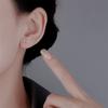 Aretes de botón SHIAI de plata esterlina 999, mini aretes de botón de pasto, pequeños, de moda, combinan con todo, perforación de oreja, verano, nuevos aretes de cartílago