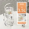 Jarra de Agua Fría de Lujo con Grifo, Jarra de Agua para el Hogar de Gran Capacidad, Dispensador de Bebidas de Té de Frutas, Cold Brew