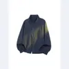 Chaqueta de cuello alto estilo americano, chaqueta de béisbol corta para hombre, ropa exterior casual holgada de estilo piloto para primavera, para parejas, talla grande