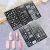 Suministro Transfronterizo de Juegos de Placas de Estampado para Uñas, Plantillas DIY de Transferencia para Uñas, Venta al por Mayor de Fabricantes