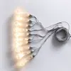 Luces de Cadena para Boda Forma de Gota de Agua Luces Colgantes Acrílicas Salón de Bodas Salón de Banquetes Luces Decorativas de Techo Luz Blanca Cálida Decoración de Boda