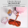Bolsa Cosmética para Gafas de Sol, Cubierta Protectora Portátil con Clip para Gafas, Bolsa para Joyas, Estuche Portátil para Gafas de Sol, Estuche de Moda para Gafas de Miopía