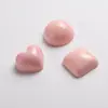 Macarrón de Corazón de Niña Dulce Parche Redondo Cuadrado de Laca Amor Accesorios para Diadema DIY Funda de Teléfono Celular Decoración de Zapatos con Agujeros