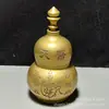 Cabaça de Cobre Puro com Boca Aberta, Cabaça de Cobre Bagua, Cabaça Espada Nutridora do Coração Sete Estrelas, Ornamentos de Decoração Grandes e Pequenos para Entrada de Casa
