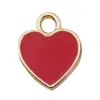 Conjunto Misto de 20 Pingentes Grandes de Liga de Esmalte Vermelho Acessórios para Joias DIY Acessórios para Brincos Pulseira Pingentes Perfurados Charms