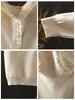 Top de punto con capucha para mujer 2026 otoño nuevo algodón casual estilo perezoso coreano versátil suéter camiseta MT