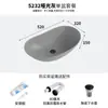 Lavabo Yuanbao mesa de baño grande lavabo doméstico estilo europeo simple lavabo Yuanbao verde oscuro inodoro