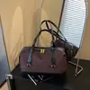 Bolso Grande de Color Contrastante para Mujer 2025 Nuevo Bolso de Hombro Versátil para Viajes Diarios Bolso Tipo Almohada Bolso Boston