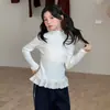 Conjunto de Dos Piezas Falso para Niñas 2026 Nuevo Estilo Sudadera Infantil Pantalones de Pierna Ancha Conjunto de Dos Piezas Deportivo Casual Elegante Ropa de Otoño