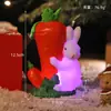 Luz Noturna de Natal Desenho Animado Tridimensional Papai Noel Ornamento de Luz Noturna para Casa Quarto Mesinha de Cabeceira Luz Noturna de Ambiente