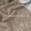 Manta de sofá estilo nórdico transfronteriza, manta pequeña tejida, manta para siesta con aire acondicionado, camino de cama para casa de huéspedes, banderín de cama con patrón geométrico