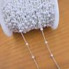 Espaciado de 4 mm cadena de perlas de 2 cm color cobre retención de color productos material DIY pasador accesorios para ropa Yiwu venta al por mayor y al por menor