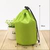Bolsa de embalagem de tecido Oxford diamante poliéster com cordão bolso retrátil bolsa de acabamento para armazenamento de roupas atacado