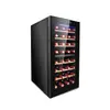 Gabinete de vinho de temperatura constante embutido pequeno eletrônico moderno de semicondutor verde zero LVNI fabricantes de refrigerador freezer de vinho