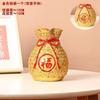 Qiaozhixi nuevo hogar sala de estar Decoración de jarrón decoración de bolsa de dinero cubo de bendición de fruta de la fortuna regalo de decoración para mudanza de casa